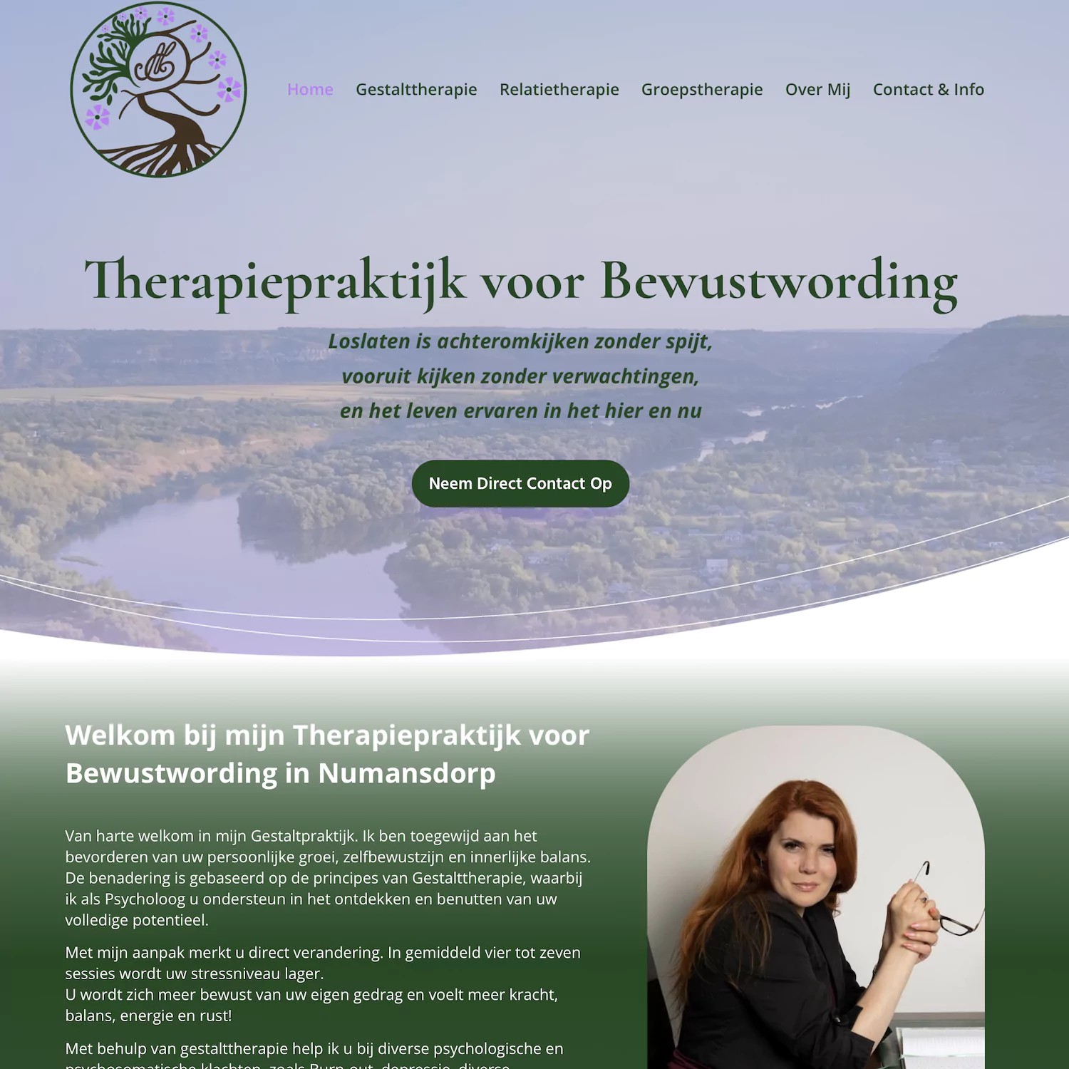 Websiteproject Therapiepraktijk voor Bewustwording