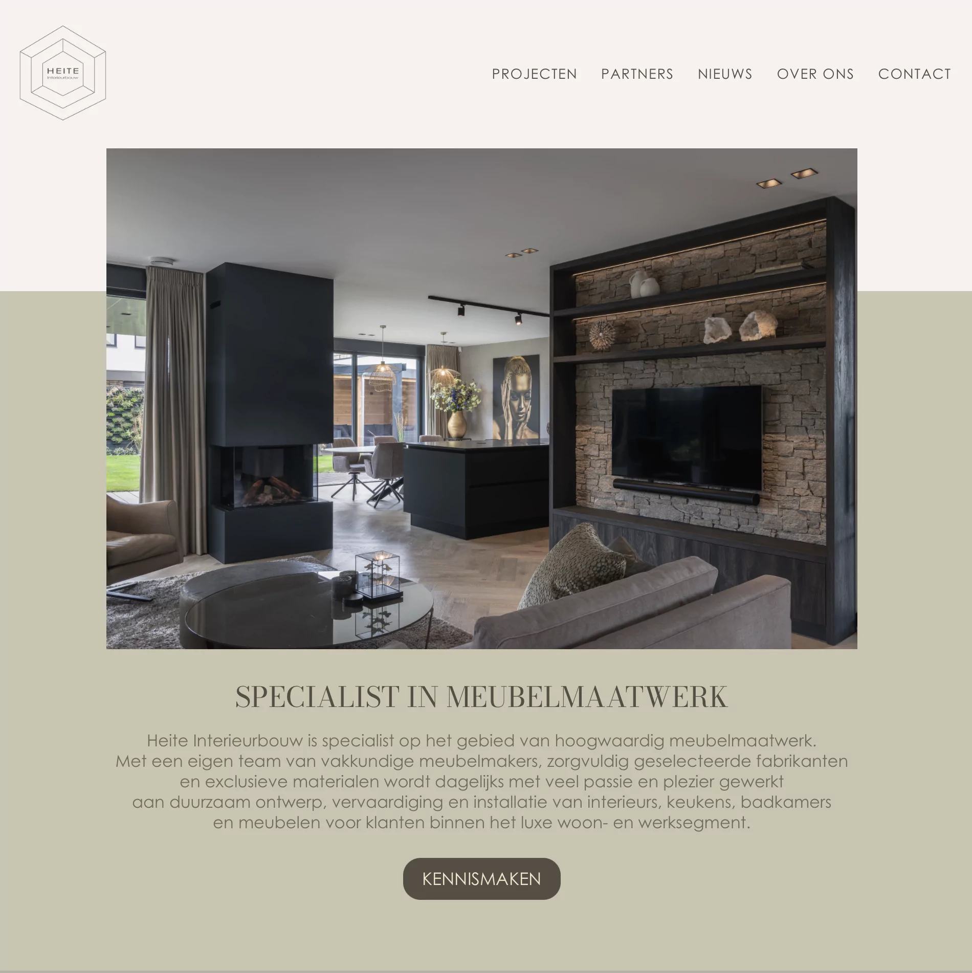 Websiteproject Heite Interieurbouw